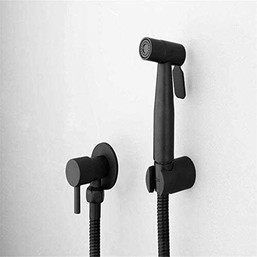 Pommeau De Douche Bidets Noirs Salle De Bains Douche À Main Bidet Toilette Pulvérisateur Douche Hygiénique De Bidet Robinet À Fixation Mural À Haute Pression Et Économique Mais Robuste