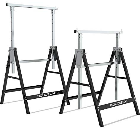 BOUDECH Tréteaux Télescopiques Pliables 300 Kg Max - Vendu par 2