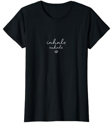 Herziges Yoga Inhale Exhale Meditation Sommer Atmen Damen T-Shirt