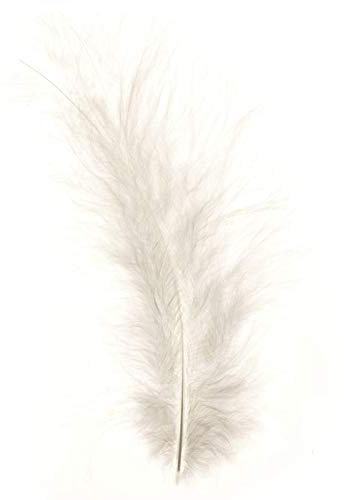 NEU Create It Easy Marabu-Federn ca.15cm, 15 Stück, 2g, weiß
