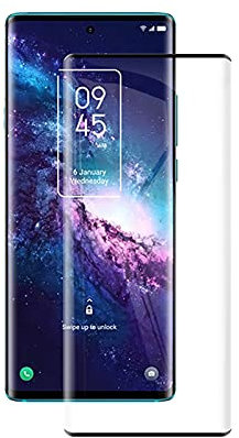 HERCN 3D Protection Écran Compatible avec TCL 20 Pro 5G 6.67,Ultra Mince 3D incurvé 9H Trempé Écran en Verre de Protection pour TCL 20 Pro 5G Smartphone (Noir & 2 Pack)