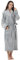 YarBar Peignoir Femme, col châle polaire Peignoirs, Doux et chaud, Spa Robes for Women