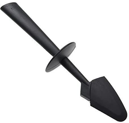 vhbw Spatule compatible avec Vorwerk Thermomix TM21 robot culinaire - Racloir à pâte, noir