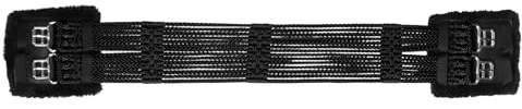Stübben Kordelgurt mit gepolsterten Edelstahlschnallen - braun - 80cm
