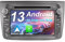 Autoradio für Alfa Romeo MITO, mit Carplay Android 13, für Alfa Romeo MITO 2008-2019 1DIN Stereo 7 Zoll 4-Core 32 Go ROM Unterstützung DVD/NAVI/GPS/WiFi/BT/Radio/TPMS/FM/USB/DAB