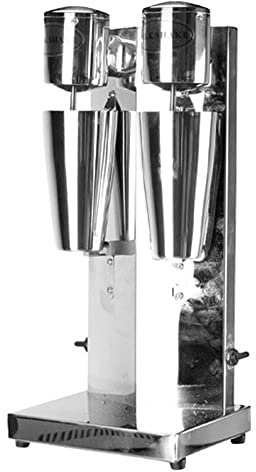 Macchina Per Frullati Frullatore Elettrico Per Frullato Acciaio Inox Miscelatore Per Bevande Commerciale 2 Velocità Frappè Shaker Per Cocktail Frullatore Frullatore Schiuma Di Caffè Freddo Greco
