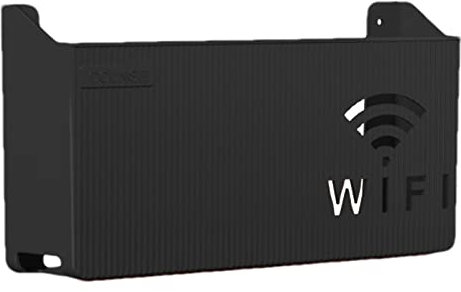 Jeanny Boîte De Rangement Murale pour Routeur WiFi Support Box Internet Rangement Box Internet Étagère Flottante Murale pour Câble pour Salon