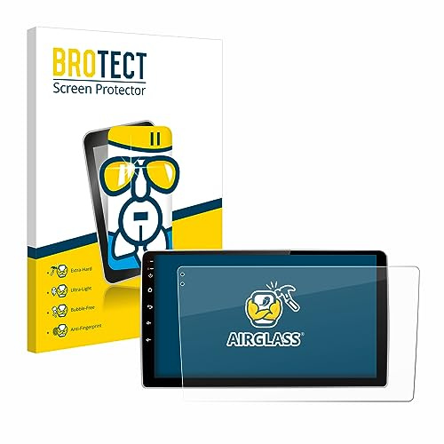 BROTECT Lámina Cristales para Junsun V1 pro 9 | Transparente Protección Pantalla Made in Germany Dureza 9H Anti-Arañazos Protector Cristal