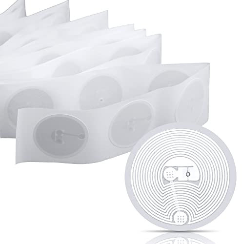 50 Stück NFC Tag Aufkleber, Runde NFC-Karten NFC-Tag NTAG215 Programmierbar 504 Bytes Speicher NTAG215 Tags Kompatibel mit Allen NFC-Fähigen Telefonen und Geräten (25mm Durchmesser)