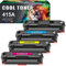 Cool Toner Kompatible für HP 415A 415X Multipack Tonerkartusche Ersatz für W2030A W2030X W2031A W2032A W2033A Color Laserjet Pro MFP M479fdw Toner M479fnw M479fdn M479dw M454dn M454dw M479 (4er-Pack)
