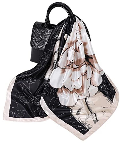 FAIRYGATE Schal Damen Halstücher Tuch Schals Halstuch Schal Scarf Bandana Taschentuch Ansatz Handgelenk Kopftücher Einheitsgröße 74024