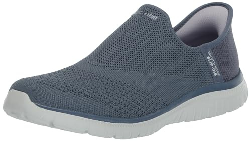 Skechers Damen Virtue-Sleek Sneaker, Schiefer = slt, 38.5 EU