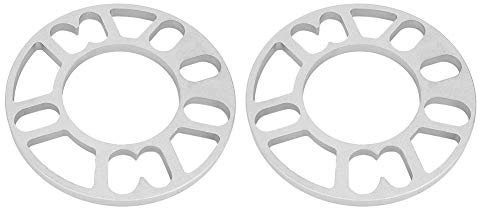VOBOR 2 Piezas Separadores de Ruedas para Coches, Espaciadores Universales de Aleación para Llantas 10 Mm, Espaciador de Rueda de Vehículo Universal RARA Ruedas de Perno 4/5