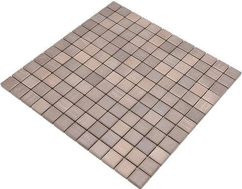 Jasba Mosaico ceramica gres rovere opaco effetto legno cucina bagno doccia 1 tappetino mosaico