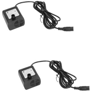 BESPORTBLE Lot De 2 Pompes Solaires Submersibles Pour Bassin 12 V Buse Lumineuse Silencieuse Pour Aquarium Et Fontaines