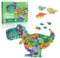 Zodors Puzzle Dinosaurier Kinder, 295 Teile Tier Besondere Puzzle Puzzle Spielzeug, Pädagogisches Spielzeug Geschenk für Kleinkinder Jungen Mädchen ab 3 4 5 6 7 8 9 Jahren