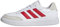 adidas Herren Courtblock Shoes Schuhe, Cloud White/Pure Ruby/Off White, 42 2/3 EU
