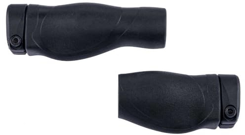 Herrmans Unisex Lenkergriffe Herrmans Clik Com, Black, 123/90mm