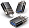 JSAUX Adapter USB C auf USB (3 Stück) USB C Adapter auf USB 3.0 Female Handy OTG Adapter Thunderbolt 4/3 auf USB 3.0 Kompatibel mit iPhone 16/15 Pro Max MacBook Pro Air Galaxy S24/S23 Ultra iPad Pro