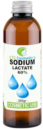 Natriumlactat 60% (Sodium lactate 60%) - 200 gr - Verwendung Bei Stückseifen hilft es, einen härteren Riegel herzustellen