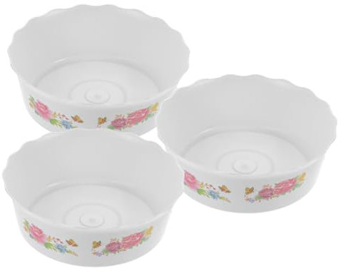 SEWOART 15 Pièces Pot de nénuphar Pot de Jonquille Pots de Fleurs en Bol Pot de Fleurs hydroponique Jardinière en Plastique Pot de Fleurs pour la Maison Pot hydroponique Blanche