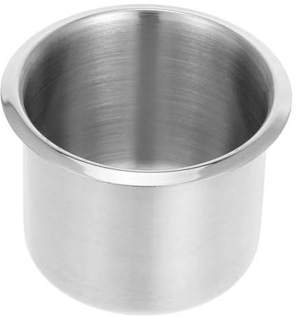 IMIKEYA Portavasos para Sofá Inserto Portabebidas Portavasos De Aluminio Portabebidas para Portavasos Universal Portavasos De Camión Portavasos Cama Silver Acero Inoxidable 201