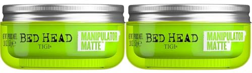 Bed Head by TIGI - Manipulator Matte Hair Wax Paste - Strong Hold - Hair Styling - 57 g (Pack of 2)