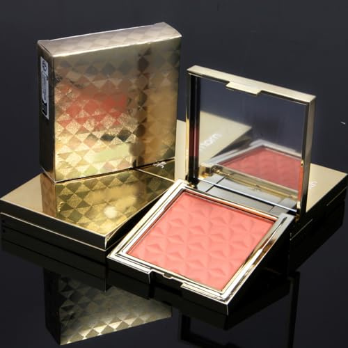 KARLOR Blush Puder Palette mit Spiegel, matte Rouge Puder Palette Pfirsich Peach Pink Rose Nude Blush Powder Makeup Blushers for Cheek Natürlich gesund Hautton (matt 02#)