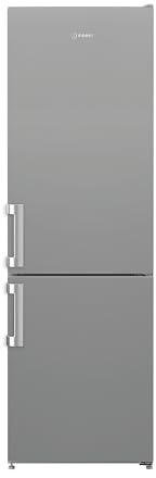 Indesit IKNS 1261 S4UK 171cm 60/40 Fridge Freezer - Silver - E Rated