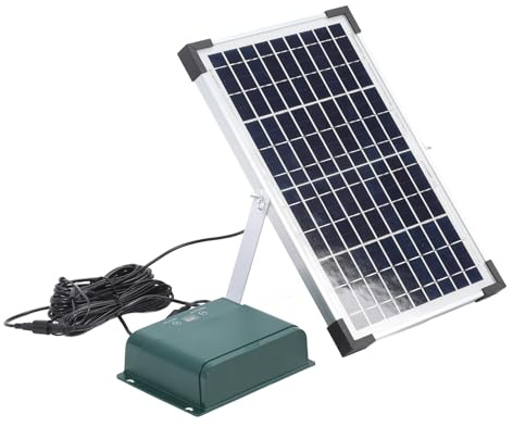 Omabeta Kit D'irrigation Goutte à Goutte Automatique Solaire en Silicium Polycristallin étanche pour Jardiniers Intérieurs et Extérieurs avec Panneau Solaire Réglable pour Balcons, Terrasses