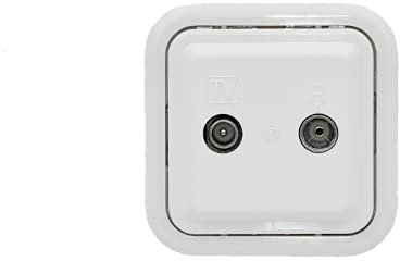 Bf kristal - Toma final tv-fm blanco nieve bolsa