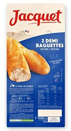 Jacquet Pains Baguettines, à finir de cuire - Le paquet de 250g