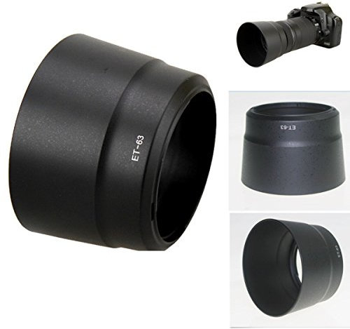 MASUNN 58 Mm Et-63 Appareil Photo De Remplacement De Pare-Soleil pour Canon EF-S 55-250 Mm F/4-5.6 is STM