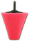 Roter Kegel, ultraweiches Schwammtuch-Reinigungspad, Legierungs-Polierwalzen, Kreis, A-Lünette, Bohrer, Chrom, Chrom, Aluminium, Edelstahl, Silber, Messing, Kupfer, Schwamm