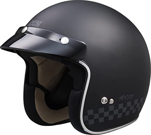 IXS 77 2.0 Jethelm Schwarz Matt/Grau XS (53/54)