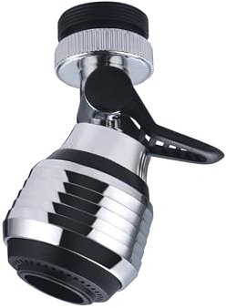 Aérateur de Robinet Orientable sur Rotule avec Variateur de Débit Femelle 22x100 avec Adaptateur Mâle 24x100 NOYON & THIEBAULT