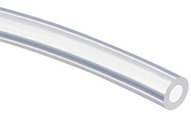 sourcing map Silicone Tubing 3/16(5mm) ID x 5/16(8mm) OD 3.3ft(1m) Silicone Rubber Tube Air Hose Pipe for Pump Transfer Clear
