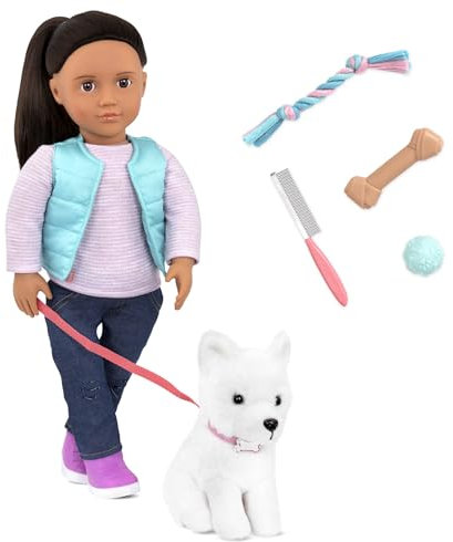 Our Generation - Puppe Cassie mit Samojede Hund BD31243C1Z Bunt