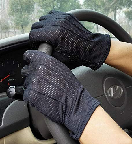 ITODA Handschuhe Dünn Fahrradhandschuhe Touchscreen Radsporthandschuhe Herren Damen Motorradhandschuhe Sonnenschutz Atmungsaktiv Fahrerhandschuhe Baumwolle Reithandschuhe für Outdoor Motorrad