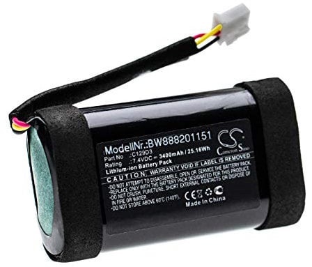 vhbw Akku kompatibel mit Bang & Olufsen BeoPlay A1 Lautsprecher Boxen Speaker (3400mAh, 7,4V, Li-Ion)