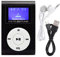 Denash Mini Portable MP3 Music Player, 1.8inch LCD Screen Mini Metal Clip MP3 Support Memory Card with 3.5mm Earphone