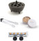 Kit de quemador de incienso con cuenco de hierro fundido + latas de 30 ml de incienso fresco + pinzas de acero inoxidable (cobre)