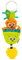 LAMAZE Candy The Carrot, Mini Clip on Pram and Pushchair Newborn Baby Toy, Sensory Toy for Babies with Colours and Sounds, Development Toy for Boys and Girls Aged 0 Months +, Multicoloured