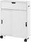 SoBuy Carrellino salvaspazio Portaoggetti Bagno Portarotolo e Portascopino,con Route (BZR31-W)