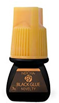 Neicha NOVELTY Eyelash Extension Glue | Professional Black Adhesive for Russian Volume Lashes | Super Fast Drying, Waterproof, Strong Bond | Semi Permanent Lash Glue with 7 Weeks Retention (3g)