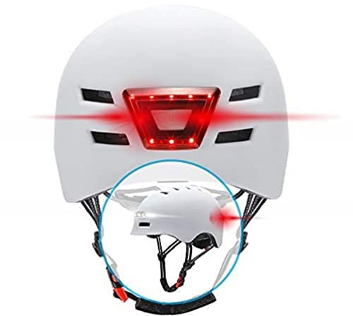 BEEPER Unisex Adulto Me135l-w Fahrradhelm, weiß, L