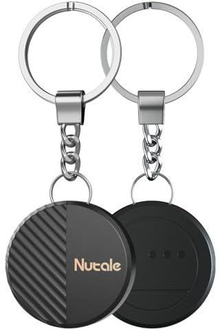Nutale Key Finder Mate 1PCS - Bluetooth Tracker Item Locator with Key Chain for Keys Pet Wallets or Backpacks and Tablets - Independent Battery Compartment