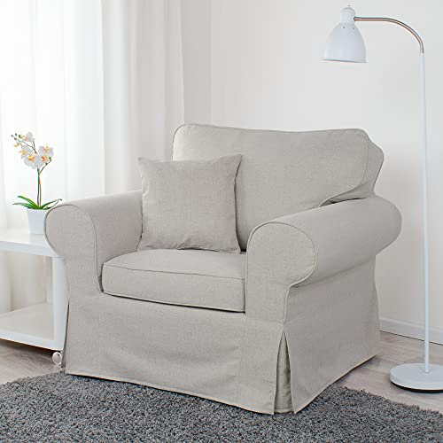 Dagra Bezug für Sessel Ektorp (Light Gray A23)