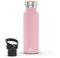 Daikoku Botella Agua Acero Inoxidable - 500ml - Botella Térmica - Bebidas Frías 24 Horas y Calientes 12 Horas - Botella Agua Antigoteo - Doble Pared Libre de BPA - Cantimplora Termica - Rosa