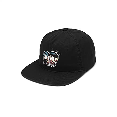 Volcom Men's Entertainment Pepper Black Snapback Hat